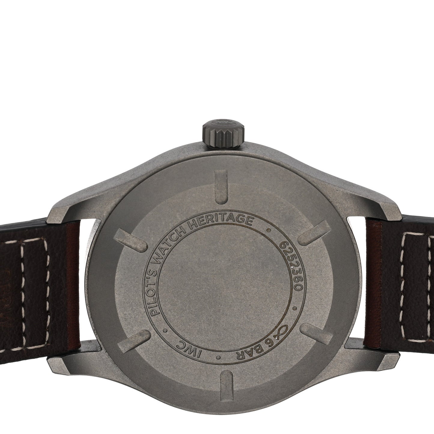 Titanium Calfskin 40mm Pilot Mark XVIII Heritage Automatic Watch Black IW327006