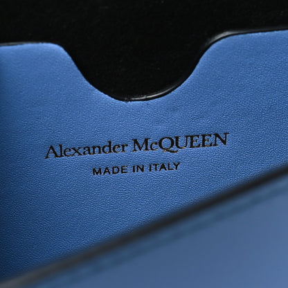 Alexander McQueen Calfskin Mini Skull Chain Crossbody Bag Blue 5 of 8