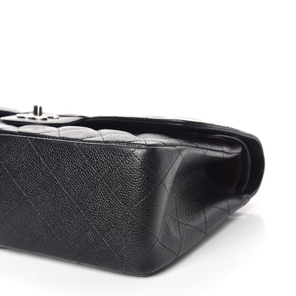 Chanel Caviar Quilted Jumbo Double Flap Black 6 of 9