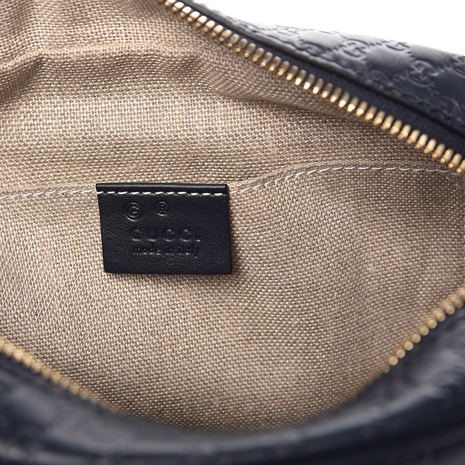 Gucci Soft Microguccissima Mini Bree Messenger Bag Blue 6 of 7