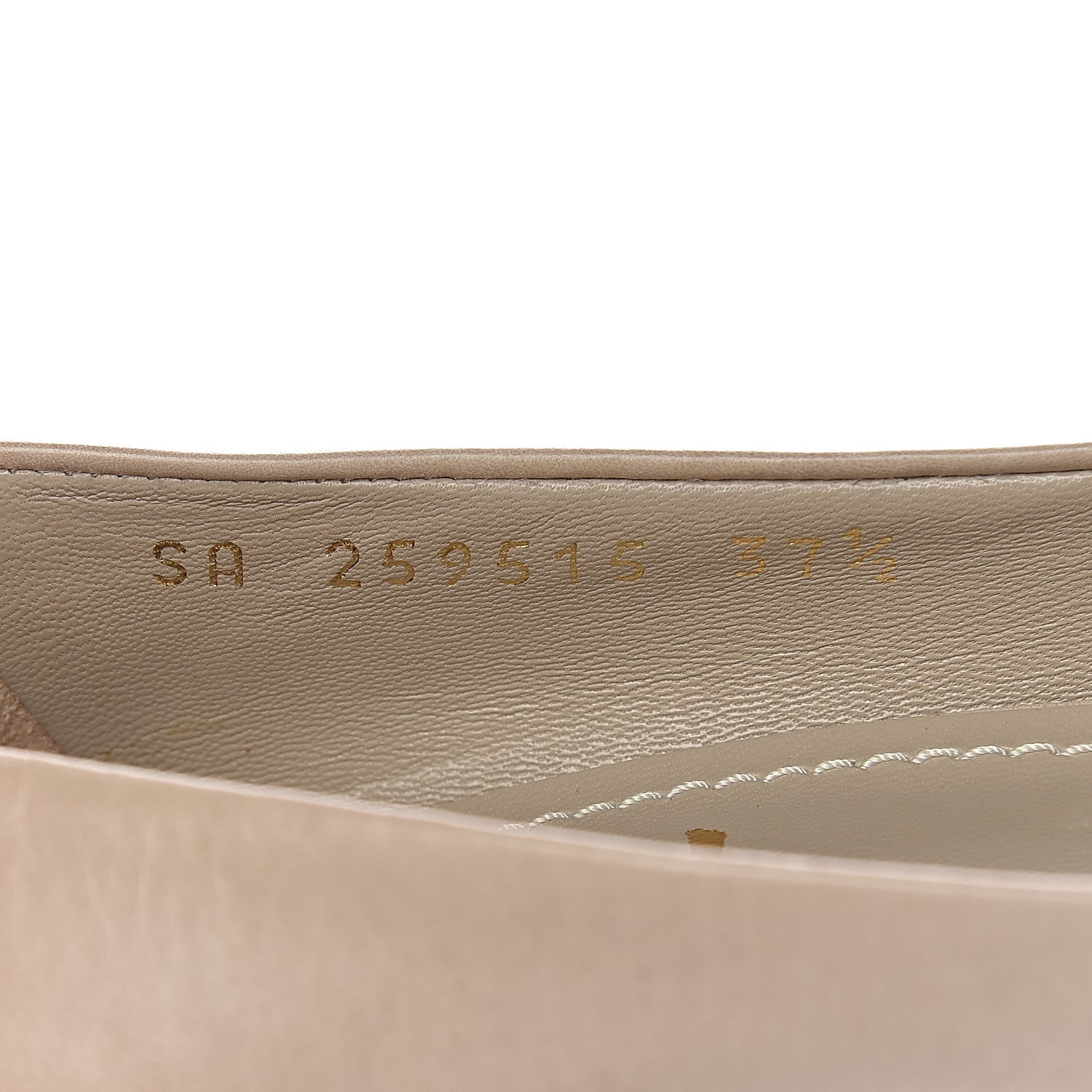 Saint Laurent Calfskin Palais 105 Pumps 37.5 Beige 8 of 9