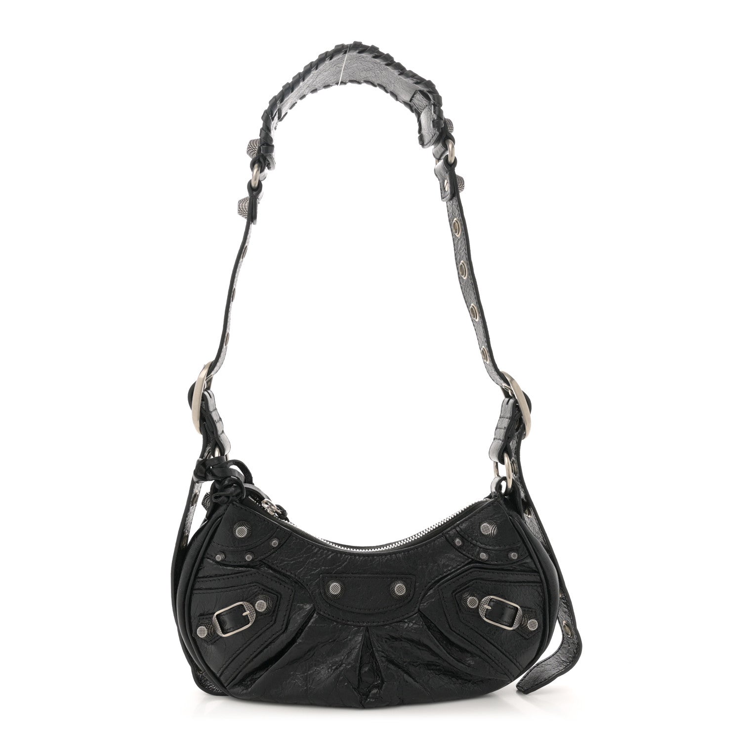 Balenciaga Agneau Arena Le Cagole Shoulder Bag XS Black 1 of 12