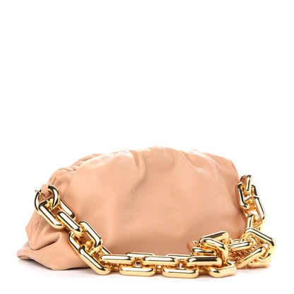 Bottega Veneta Calfskin The Pouch Chain Almond 3 of 14