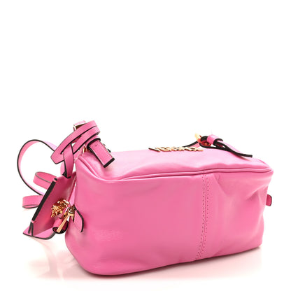 Versace Lambskin Tag Bowling Bag Pink 4 of 9
