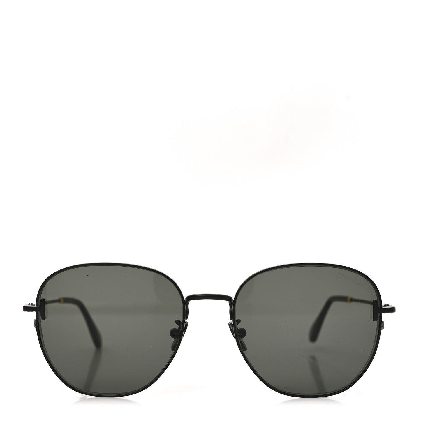 Metal Round Sunglasses TF976-K Black