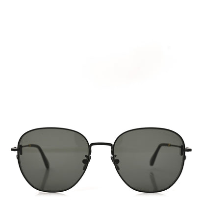 Tom Ford Metal Round Sunglasses TF976-K Black 2 of 5