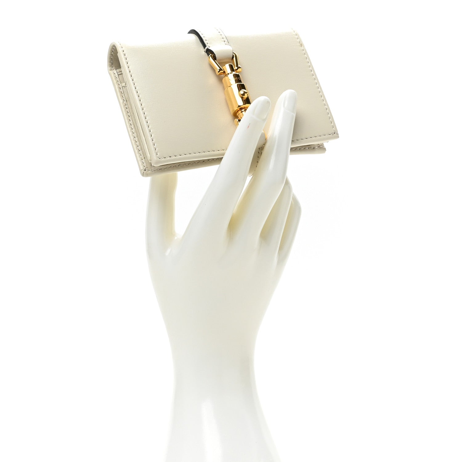 Gucci Calfskin Jackie 1961 Card Case Mystic White 2 of 12