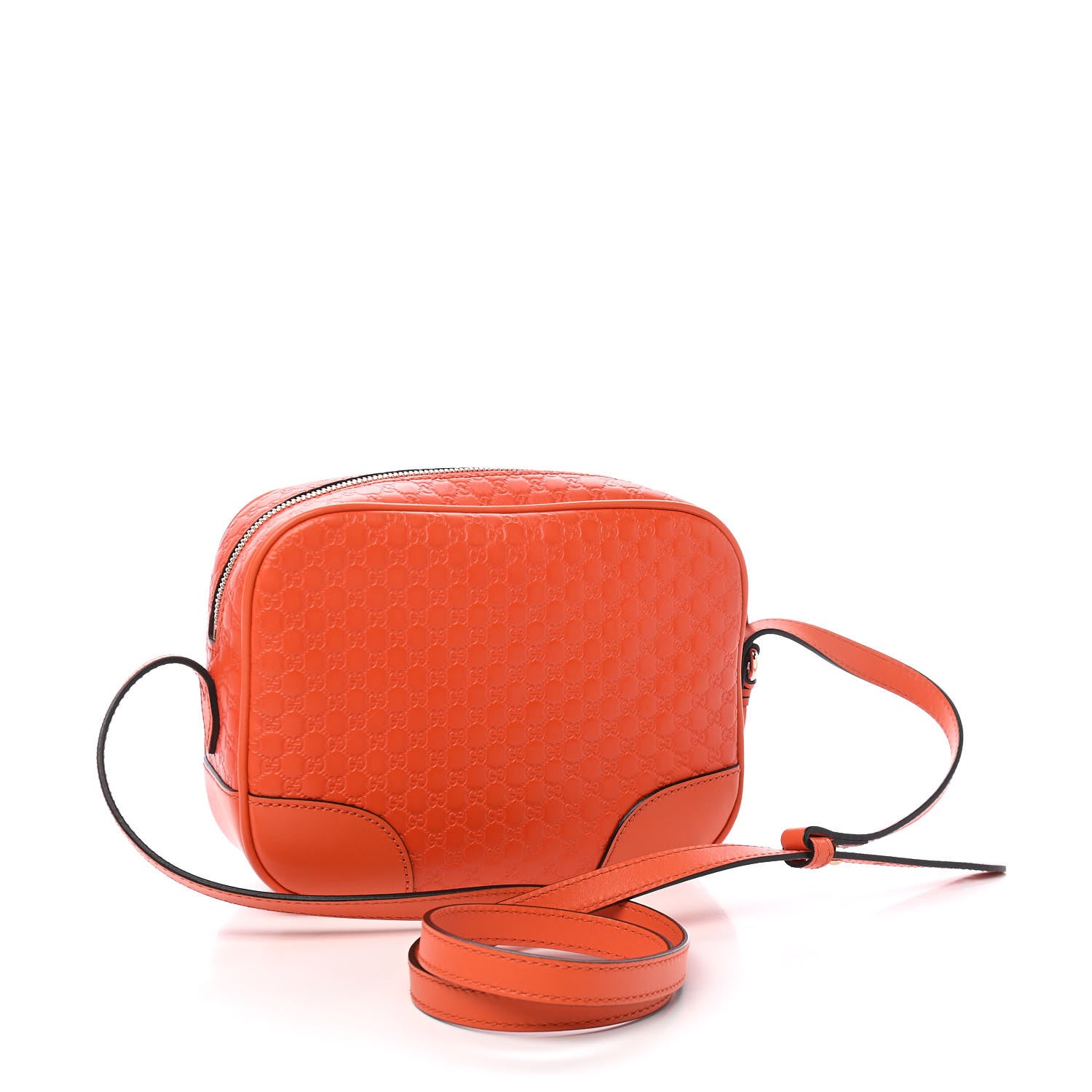 Gucci Soft Microguccissima Mini Bree Messenger Bag Sun Orange 3 of 9