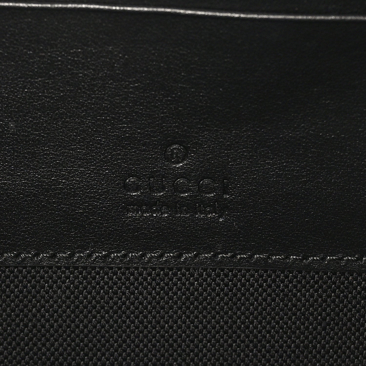 Gucci GG Supreme Monogram Web Small Shoulder Bag Black Grey 6 of 10