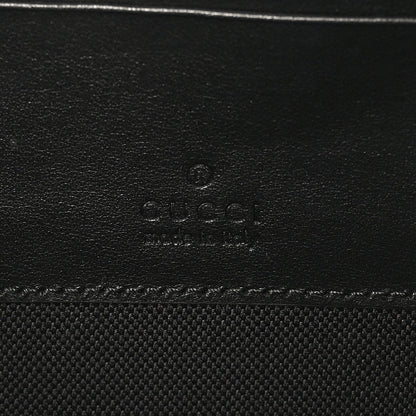 Gucci GG Supreme Monogram Web Small Shoulder Bag Black Grey 6 of 10