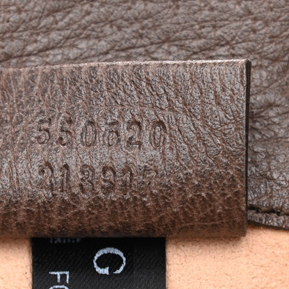 Gucci GG Supreme Monogram Web Mini Ophidia Bucket Bag Brown 7 of 10