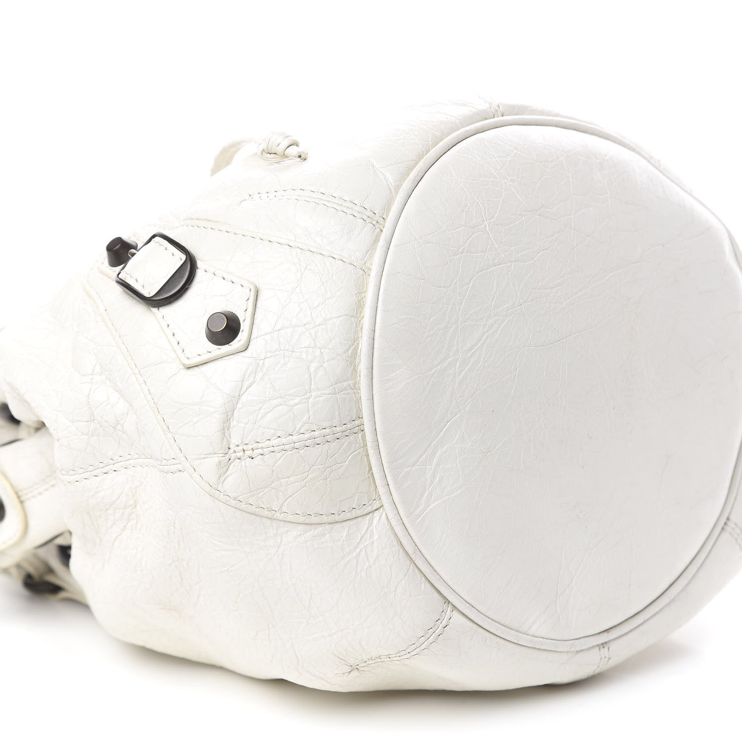 Balenciaga Agneau Classic Hardware Mini Pompon Ivory 7 of 14