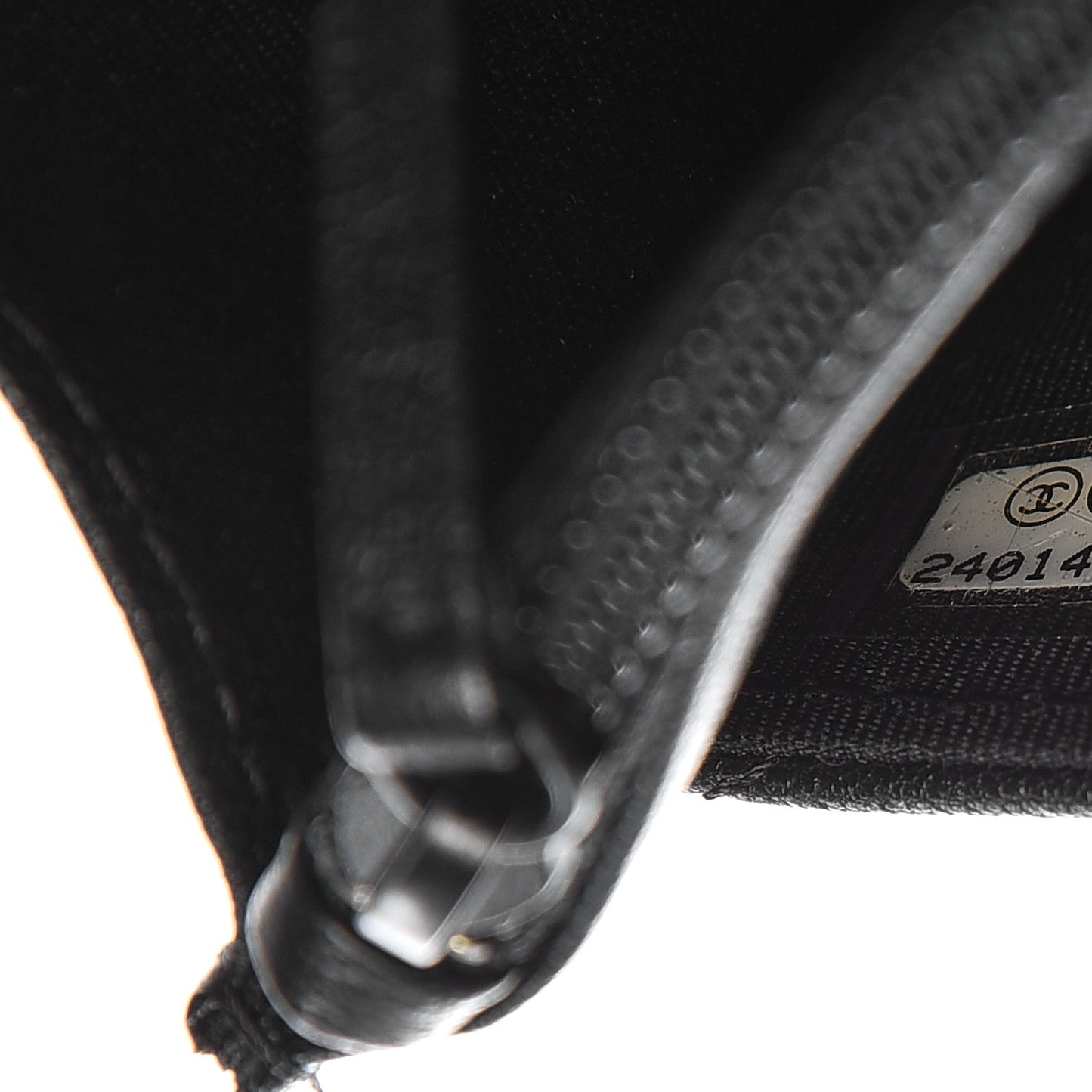 Sheepskin Chevron Reissue Wallet On Chain WOC So Black