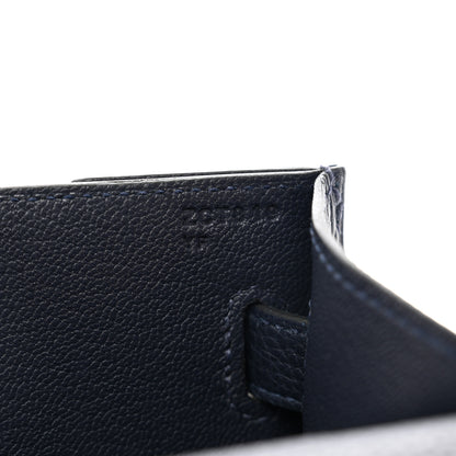 Hermes Togo Kelly Depeches 25 Pouch Bleu Nuit 7 of 8