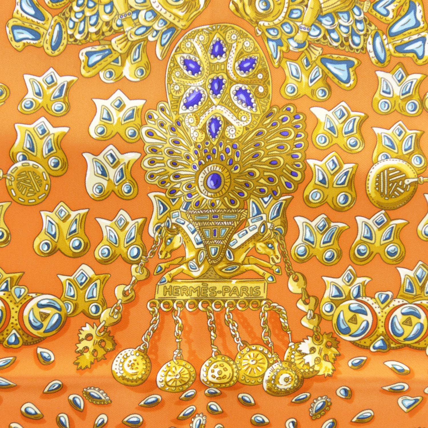 Hermes Silk Tresors Retrouves Scarf 90 6 of 7