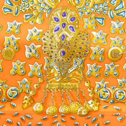 Hermes Silk Tresors Retrouves Scarf 90 6 of 7