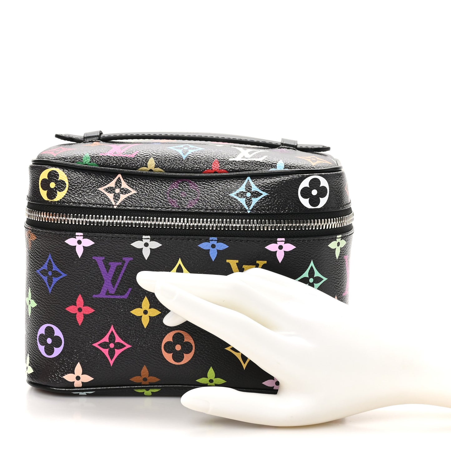LV X TM Monogram Multicolor Nice Mini Black