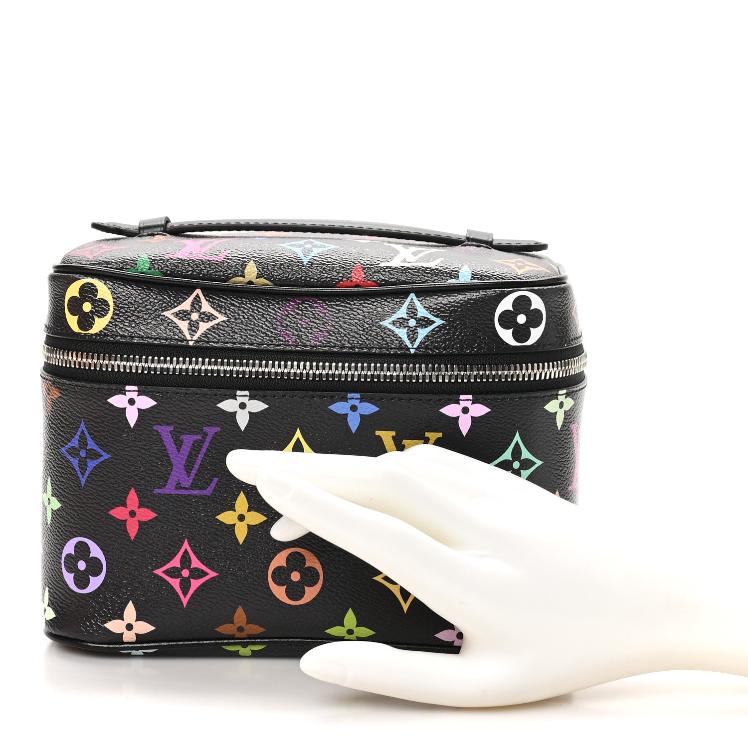 Louis Vuitton LV X TM Monogram Multicolor Nice Mini Black 2 of 10