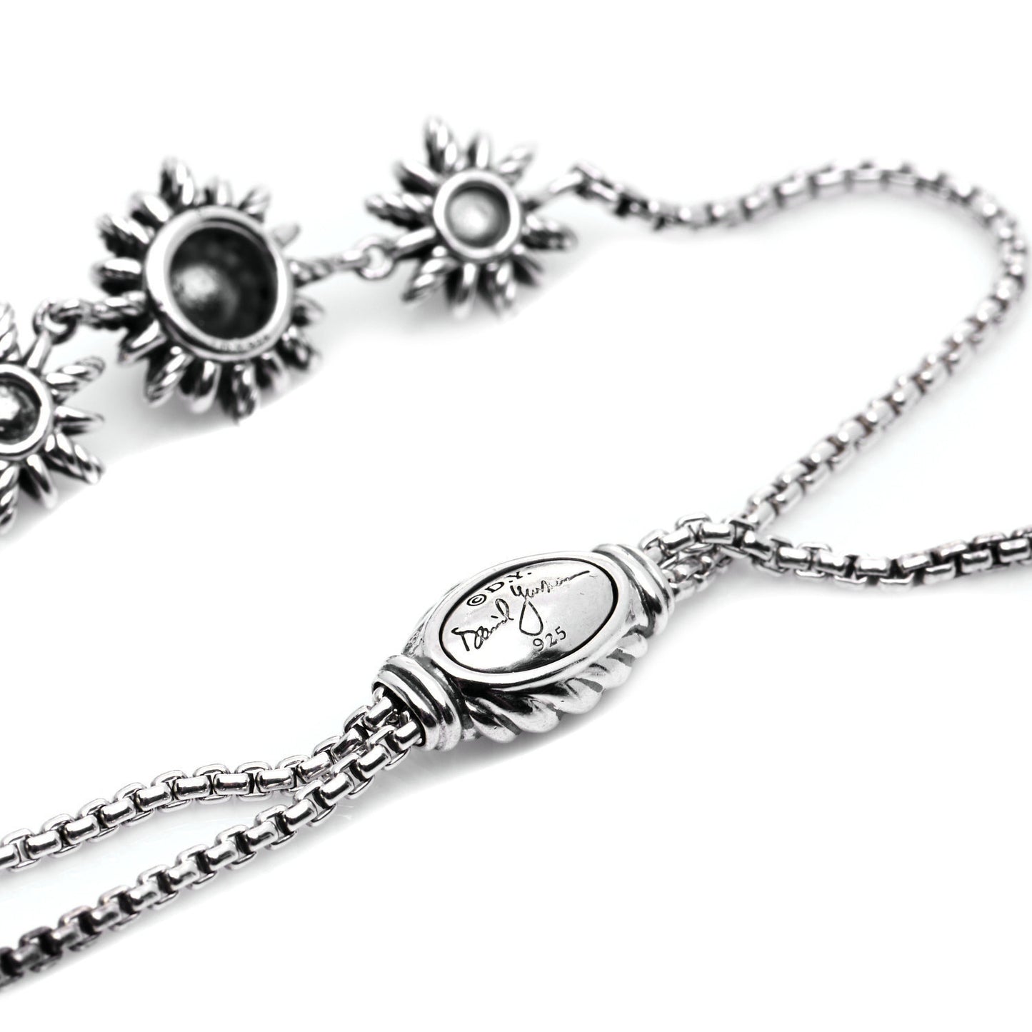 Sterling Silver Pearl Starburst Bracelet