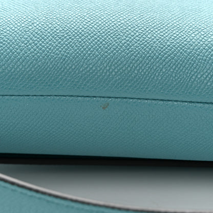 Christian Dior Grained Calfskin Saddle Bag Azure Blue 11 of 11