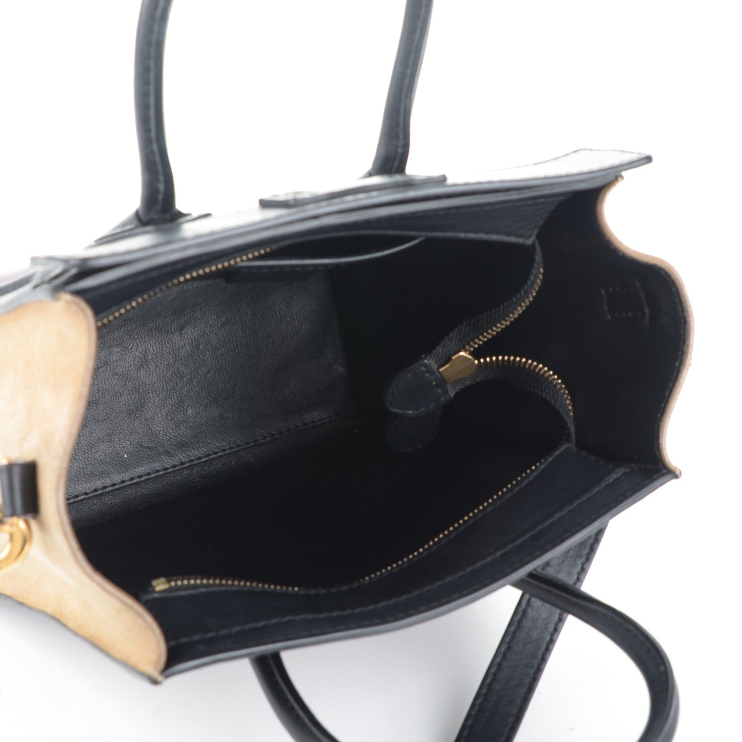 Celine Smooth Calfskin Suede Nano Tri-Color Luggage 5 of 7