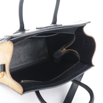 Celine Smooth Calfskin Suede Nano Tri-Color Luggage 5 of 7