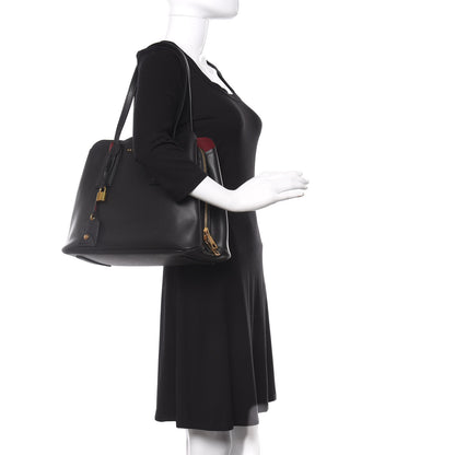 Marc Jacobs Pebbled Calfskin Editor Shopping Tote Black 2 of 10