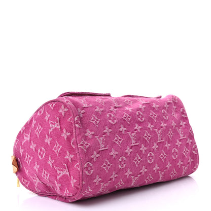 Louis Vuitton Monogram Denim Neo Speedy Fuchsia 4 of 13