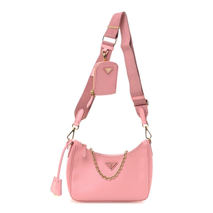 Prada Saffiano Lux Re-Edition 2005 Shoulder Bag Petalo 1 of 11