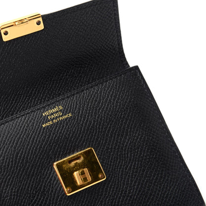 Hermes Epsom Clic Mini Card Holder Black 6 of 8