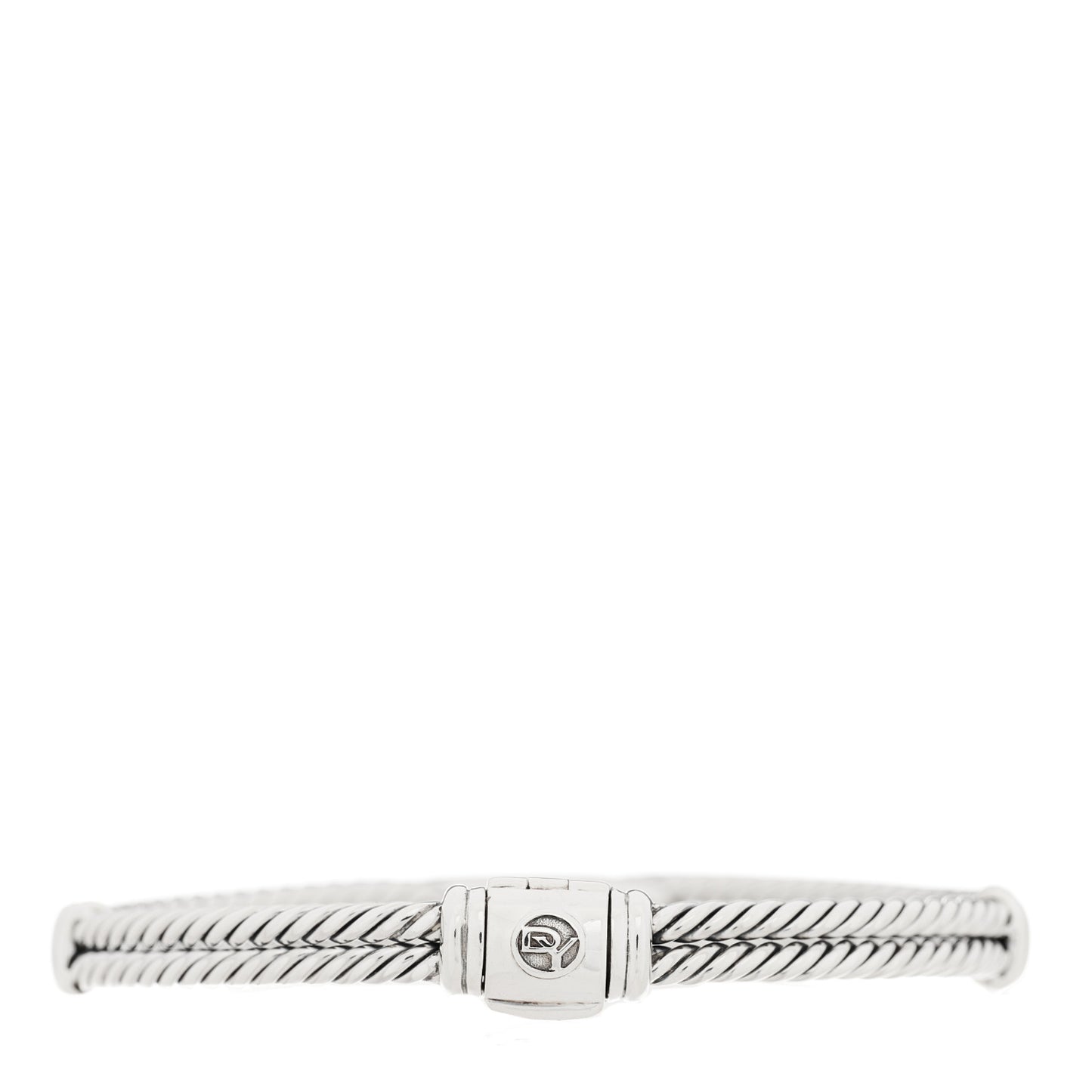 Sterling Silver Diamond 7mm Mini Loop Labyrinth Bracelet