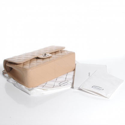 Chanel Caviar Jumbo Double Flap Beige Clair 4 of 7