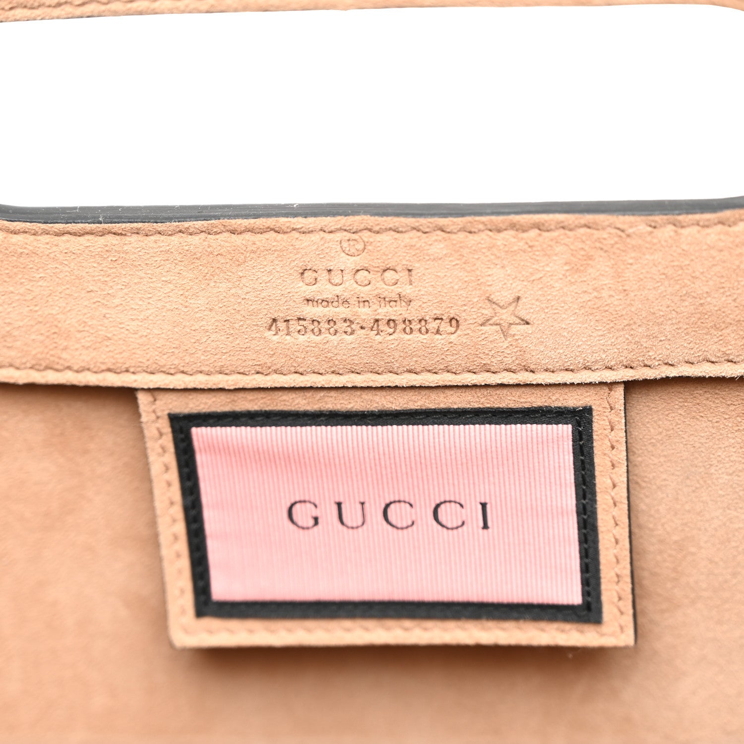 Gucci Calfskin GucciGhost Real Large XL Tote Black Yellow 6 of 9
