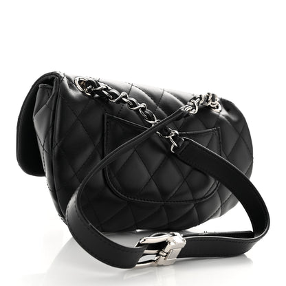 Chanel Calfskin Quilted CC Uniform Flap Belt Bag Black 3 of 10