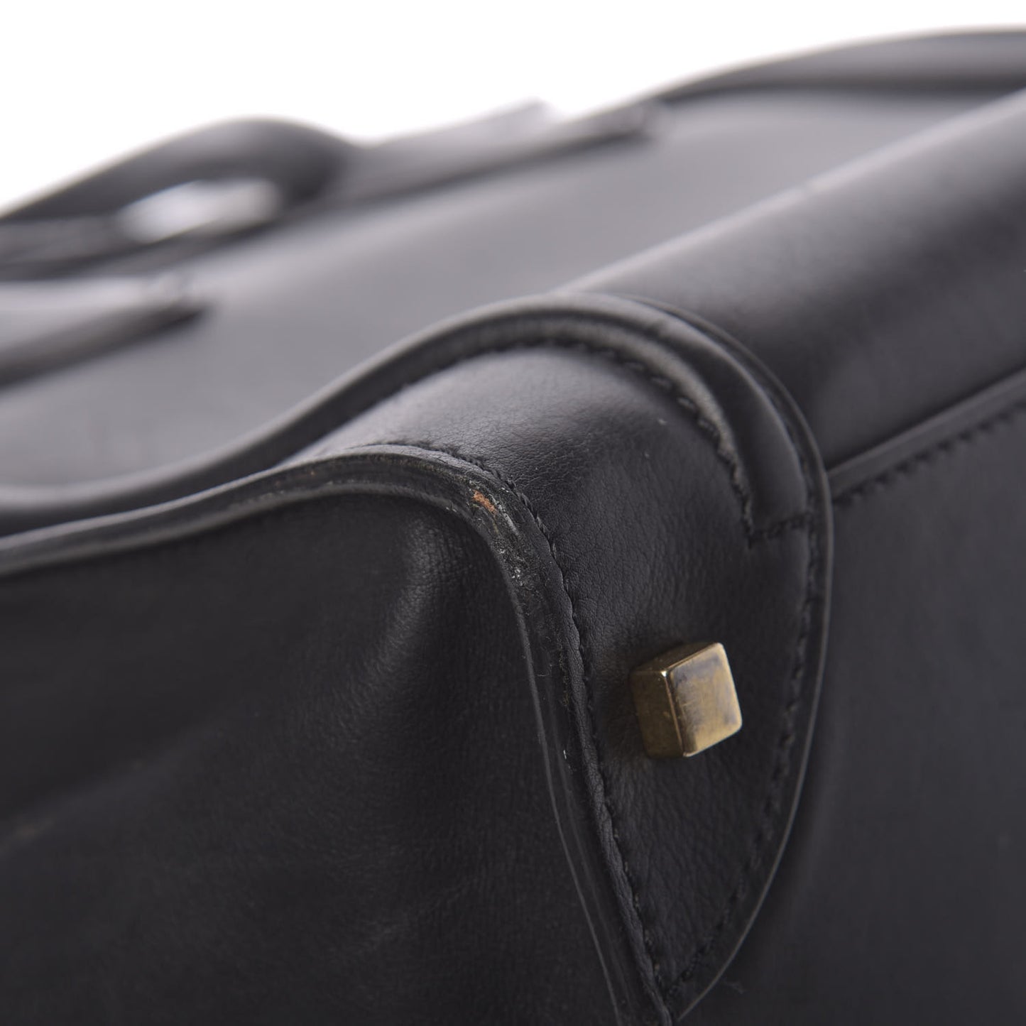 Smooth Calfskin Mini Luggage Black