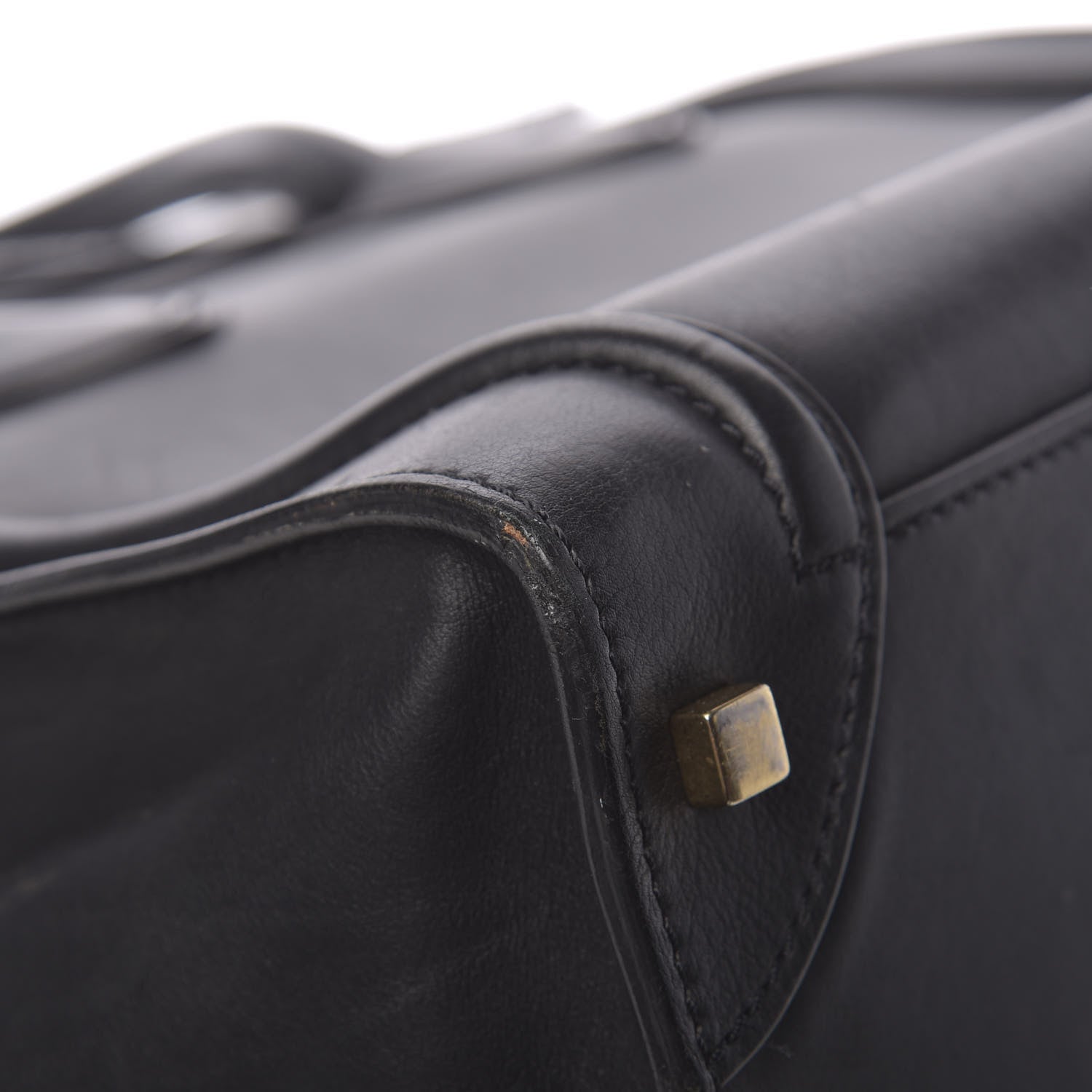 Celine Smooth Calfskin Mini Luggage Black 12 of 13