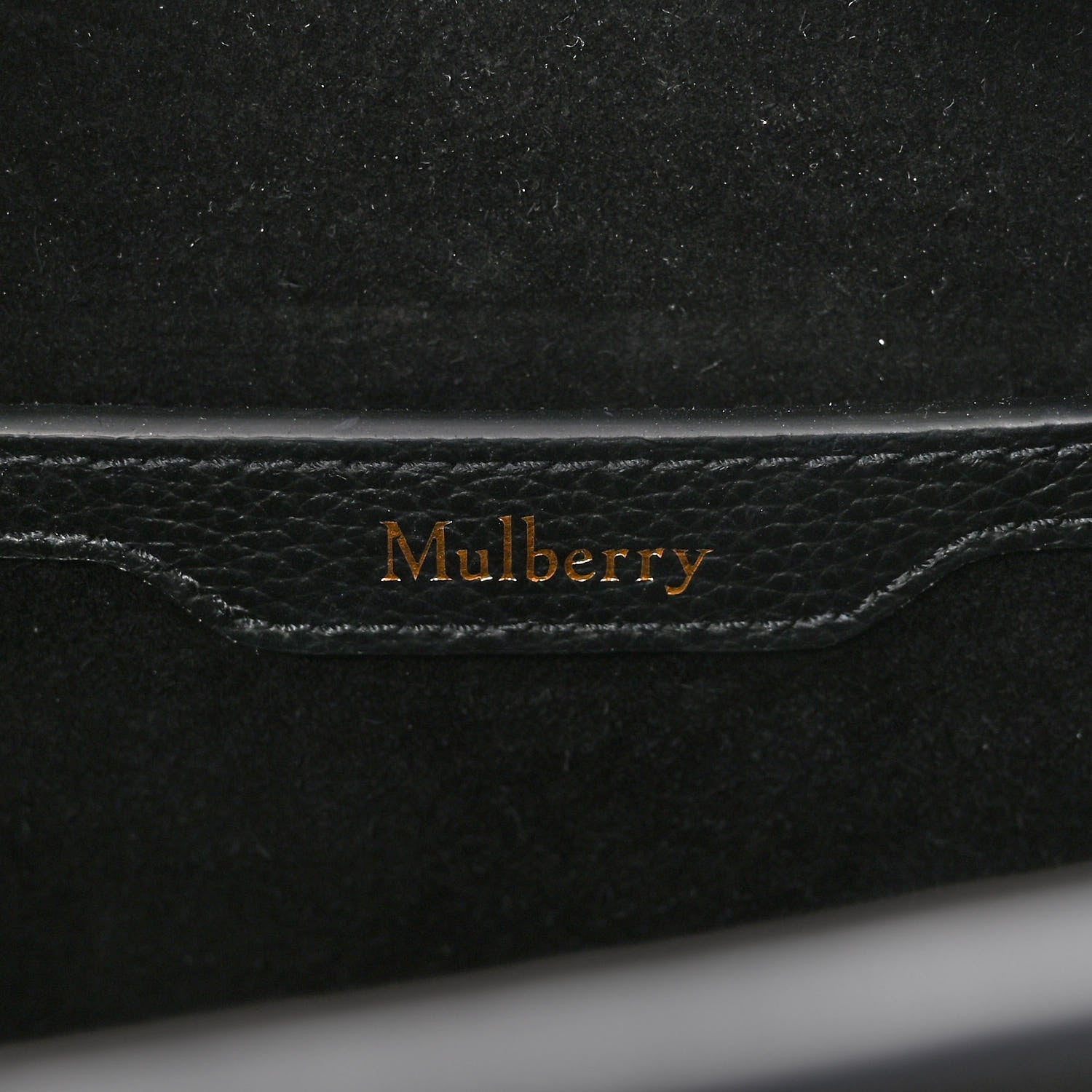 Mulberry Small Classic Grain Mini Zipped Bayswater Black 6 of 9