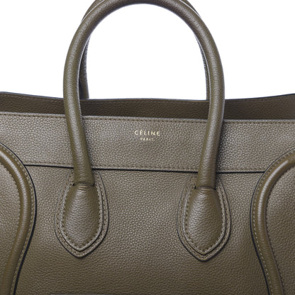 Celine Drummed Calfskin Mini Luggage Jungle 8 of 18