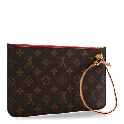 Louis Vuitton Monogram Neverfull MM GM Pochette Cherry 3 of 7
