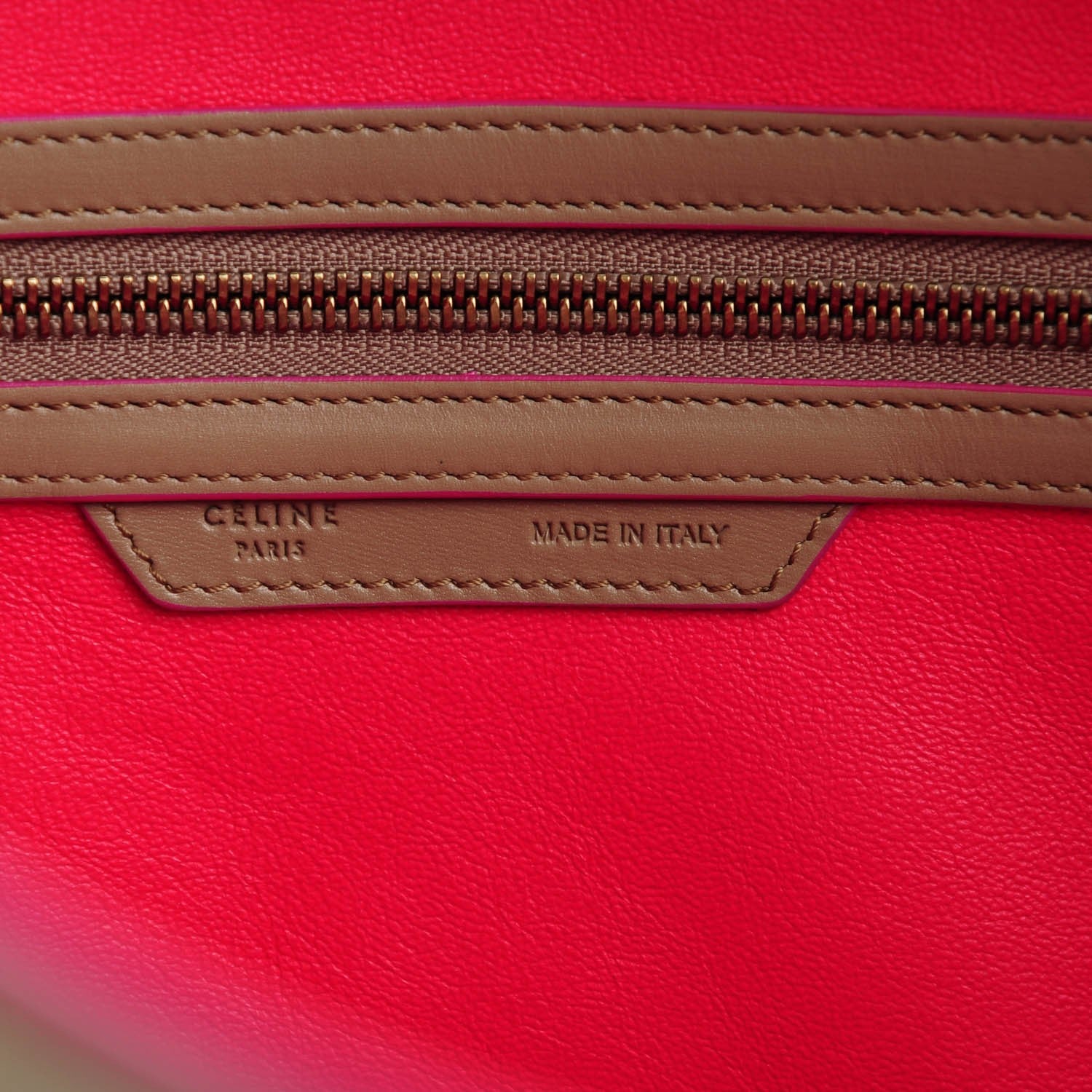 Celine Smooth Calfskin Mini Luggage Beige 6 of 7