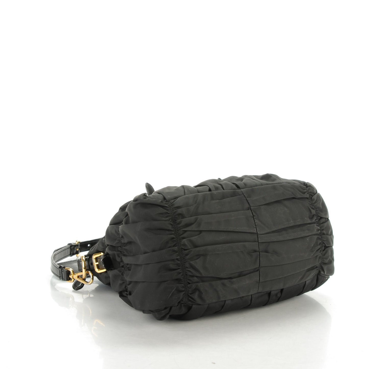 Tessuto Nylon Gaufre Tote Nero Black