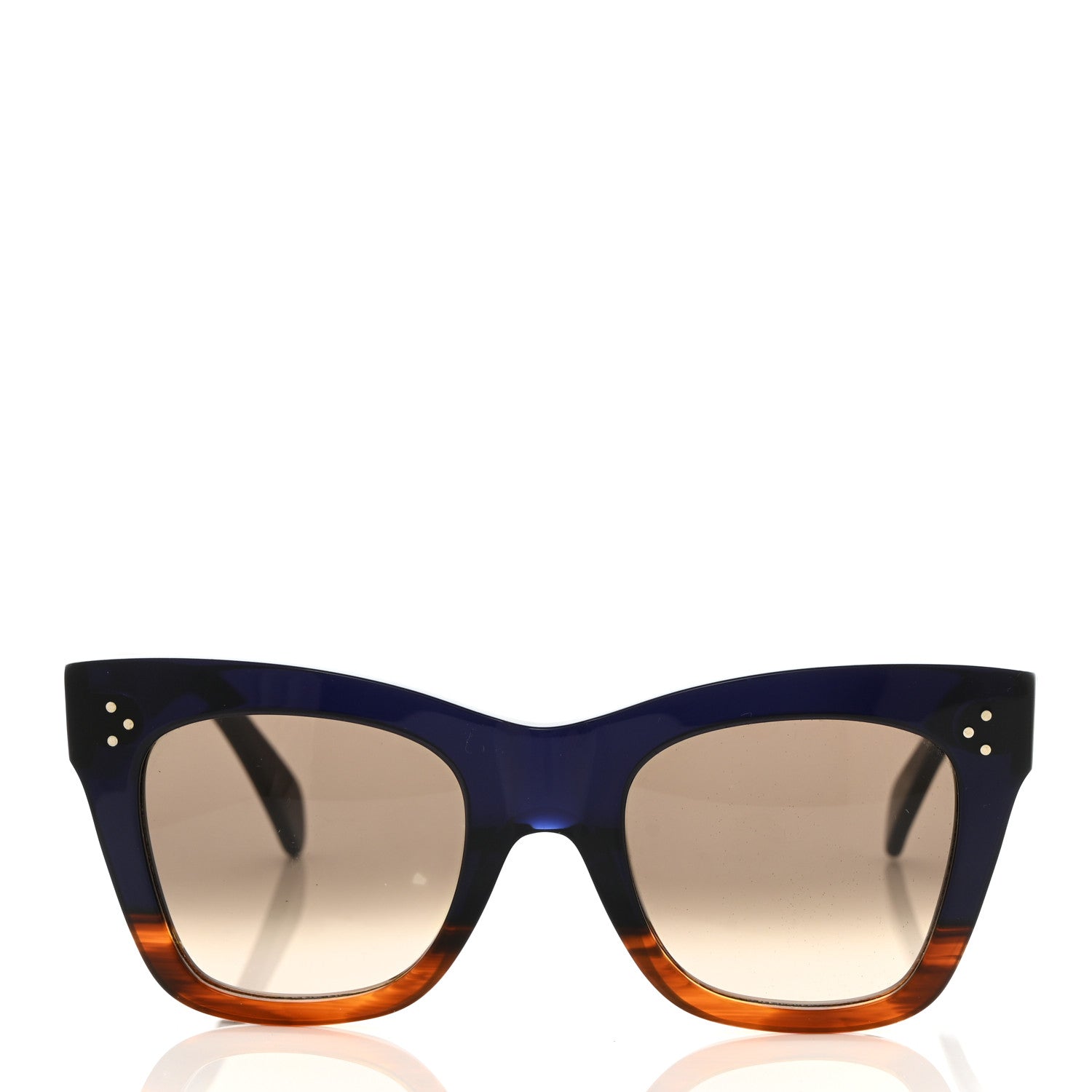 Celine Acetate Catherine Sunglasses CL41089/S Blue Havana 2 of 7