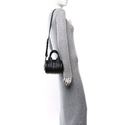 Alexander Wang Pebbled Lambskin Baby Rockie Black Rhodium Hardware 2 of 10