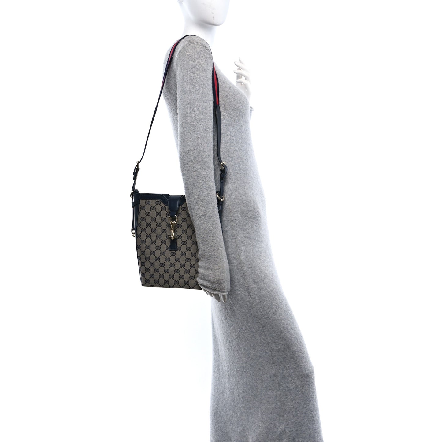 Monogram Messenger Bag Navy