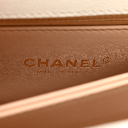 Chanel Caviar Quilted Mini Coco Handle Flap White 7 of 10