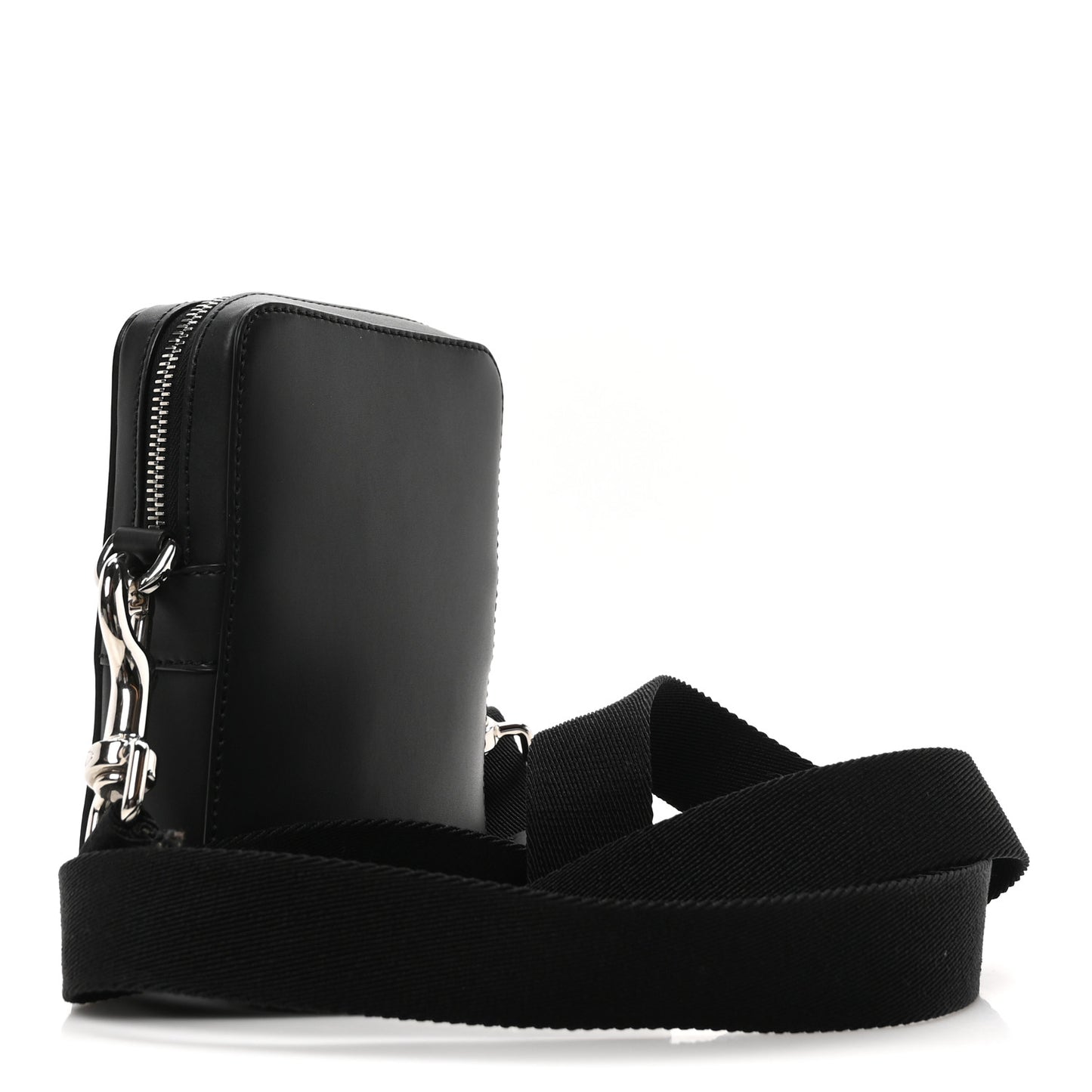 Calfskin VLTN Print Small Crossbody Bag Black