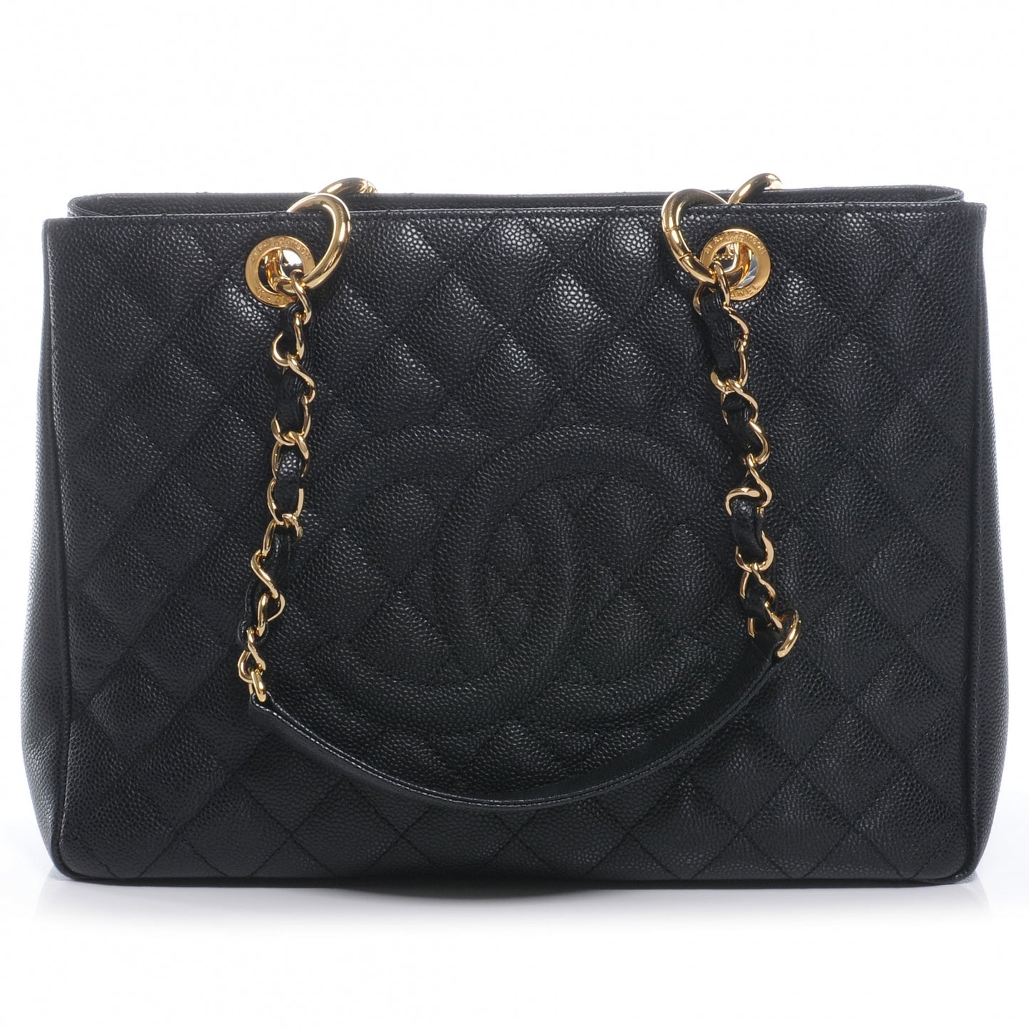 Caviar Grand Shopping Tote GST Black