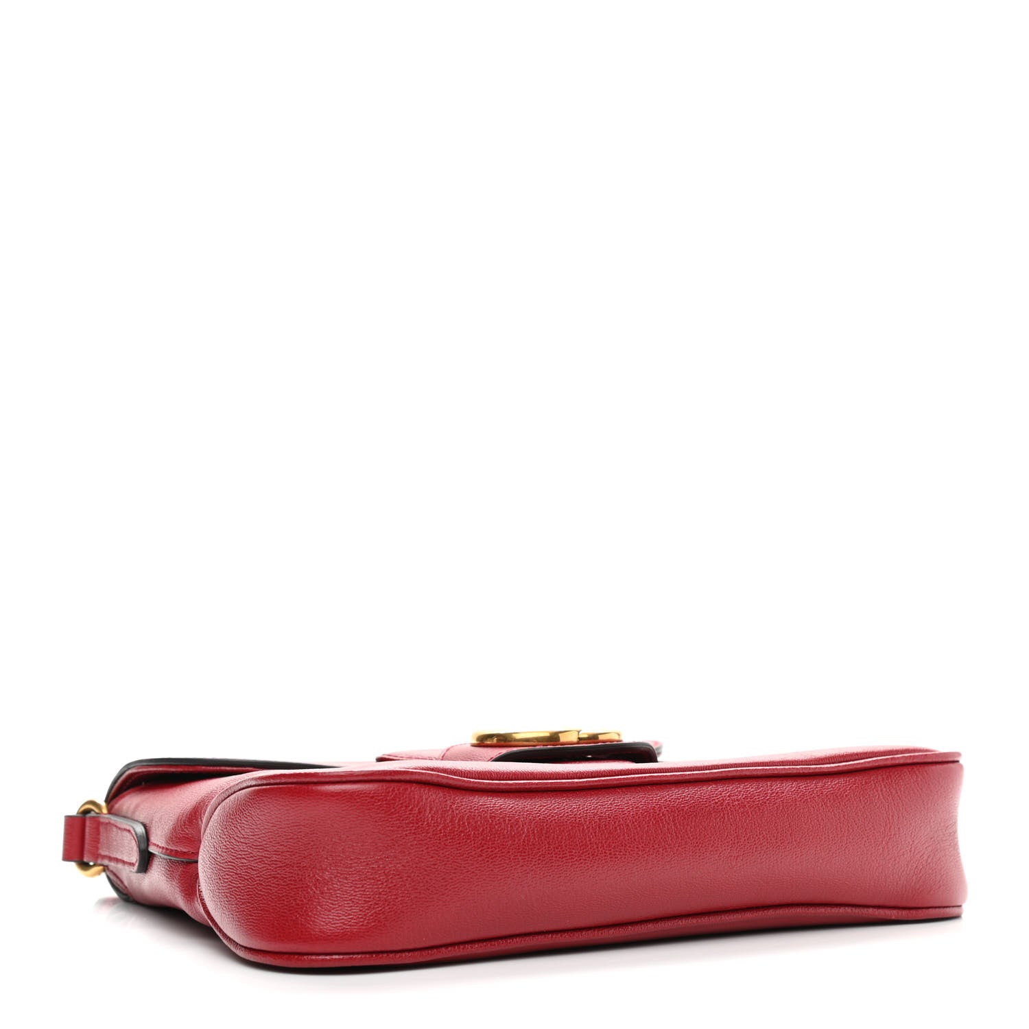 Gucci New Sakai Calfskin Lux Small Dahlia Messenger Shoulder Bag New Cherry Red 4 of 11
