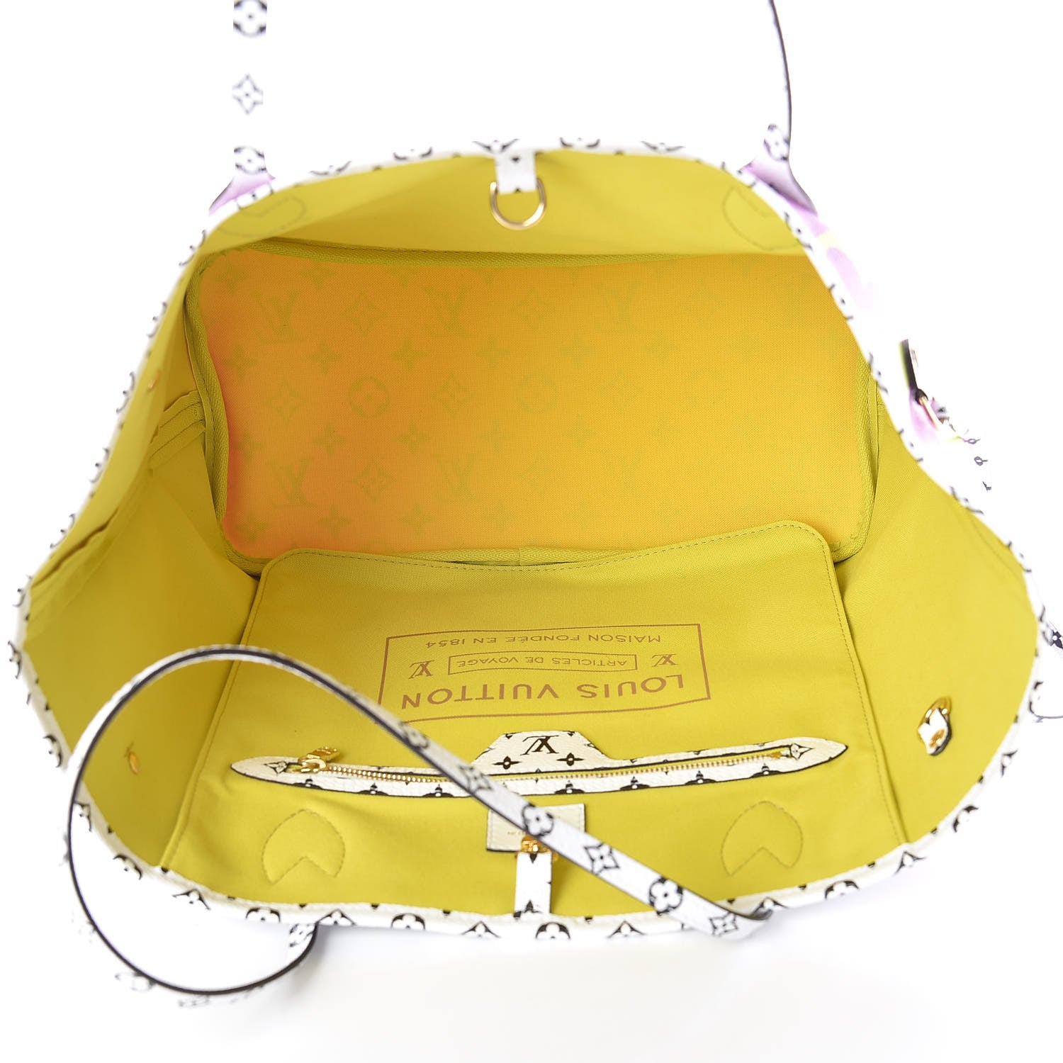 Louis Vuitton Monogram Giant Neverfull MM Pink Lilac 5 of 10