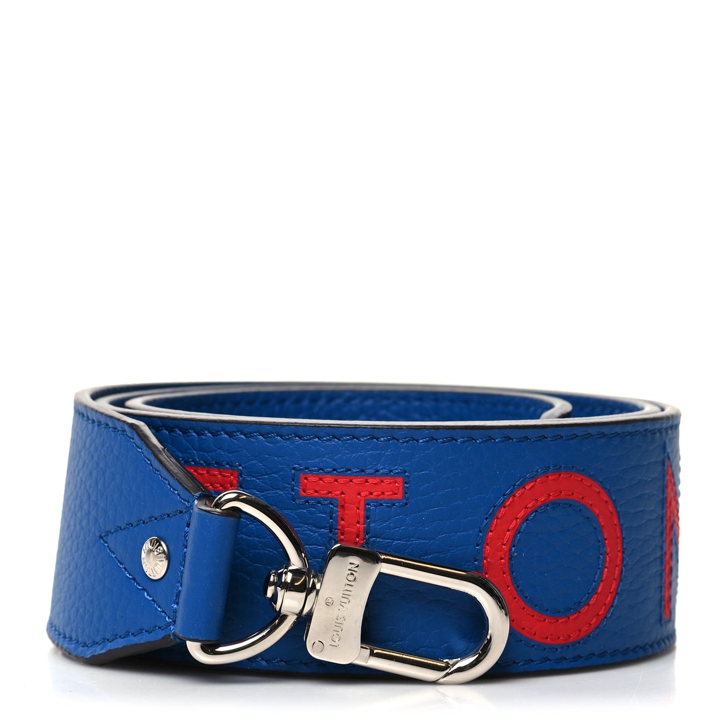 Taurillon Bandouliere Shoulder Strap Blue